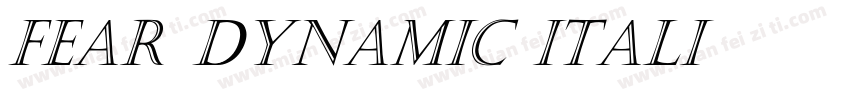 FEAR Dynamic Itali字体转换